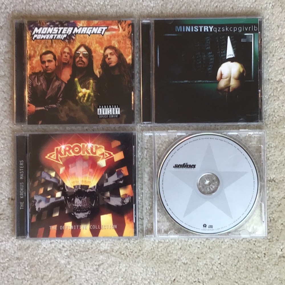 Set of 4 Heavy Metal CDs, 1998-2001